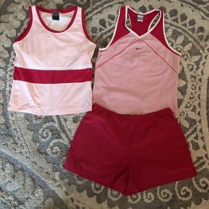 Womens 3 Piece Nike Tennis outfit M/L